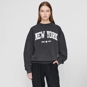 NWT Anine Bing RAMONA SWEATSHIRT UNIVERSITY NEW YORK